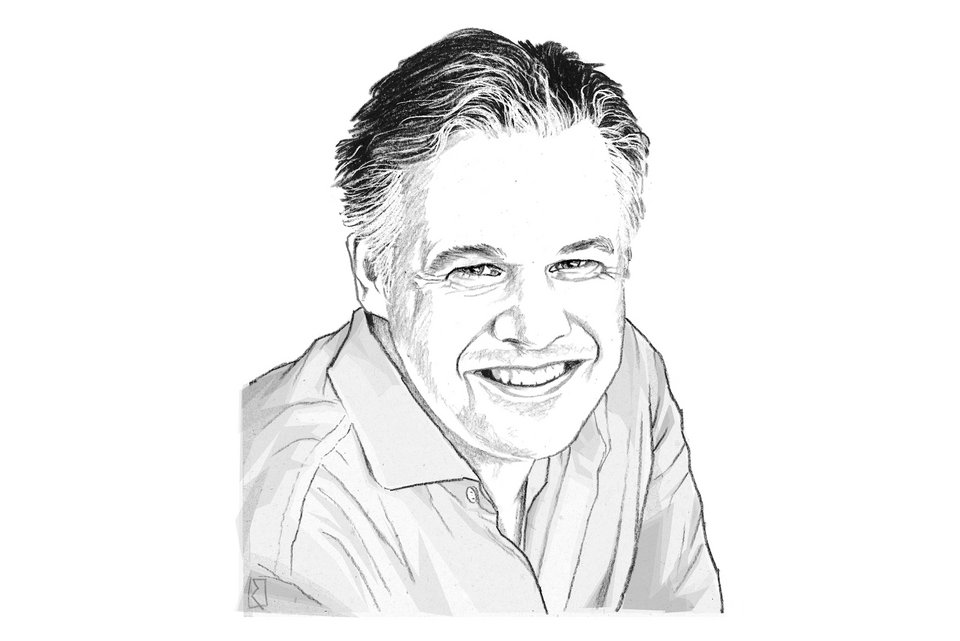 Die Illustration zeigt Klaus Bernhardt, der in Berlin das Institut für moderne Psychotherapie leitet und jährlich hunderte von Ärzten und Therapeuten weiterbildet