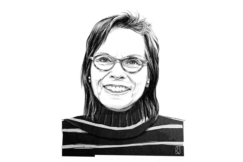 Die Illustration zeigt die Schulleiterin einer Grundschule und Lehrbeauftragte im Fachbereicht Erziehungswissenschaften an der Uni Hamburg, Dr. Beate Letschert-Grabbe