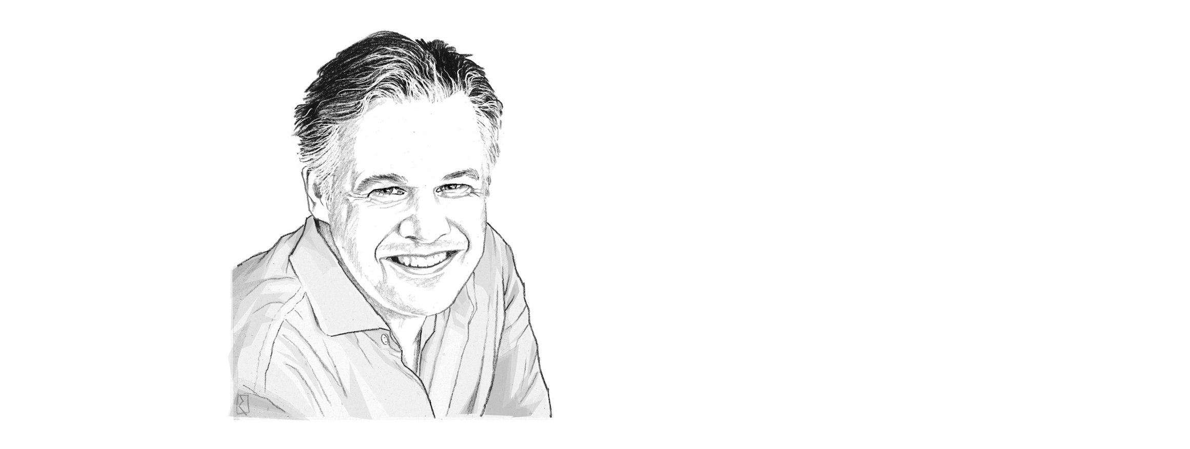 Die Illustration zeigt Klaus Bernhardt, der in Berlin das Institut für moderne Psychotherapie leitet und jährlich hunderte von Ärzten und Therapeuten weiterbildet