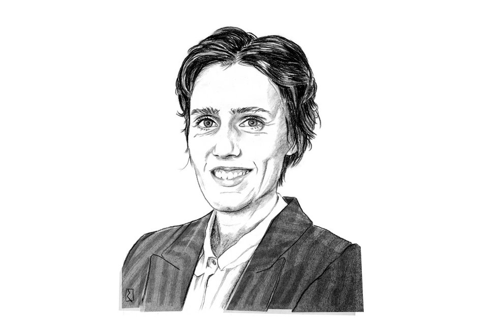 Die Illustration zeigt die Journalistin und Buchautorin Beate Hausbichler