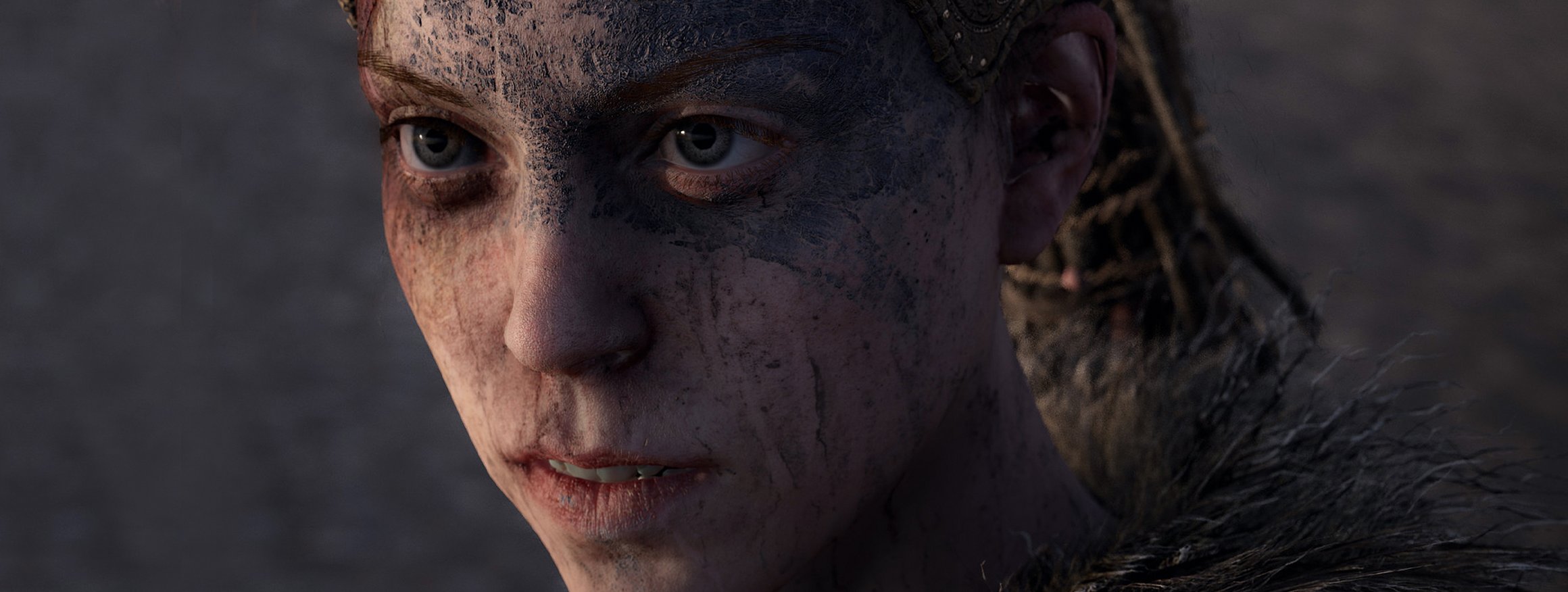Die junge keltische Kriegerin Senua aus dem Videospiel Hellblade aus dem Jahr 2017