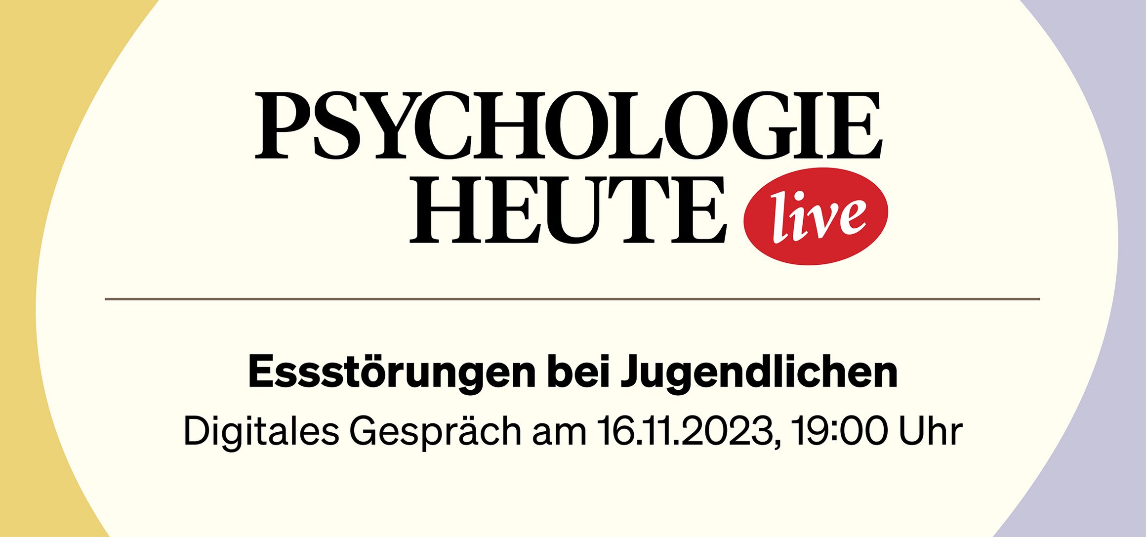 Digitales Gespräch am 16.11.2023 um 19 Uhr