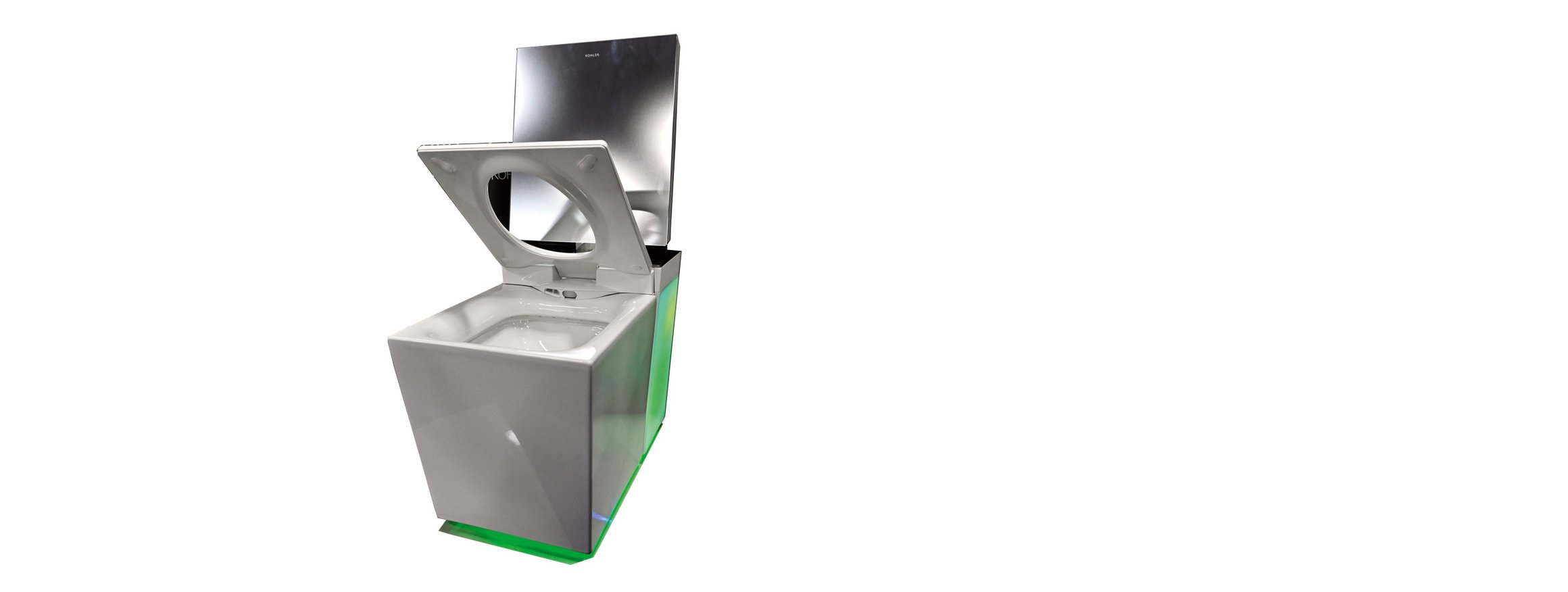 Eine selbstreinigende und über WiFi ansteuerbare Toilette, eine sogenannte Smart Toilet