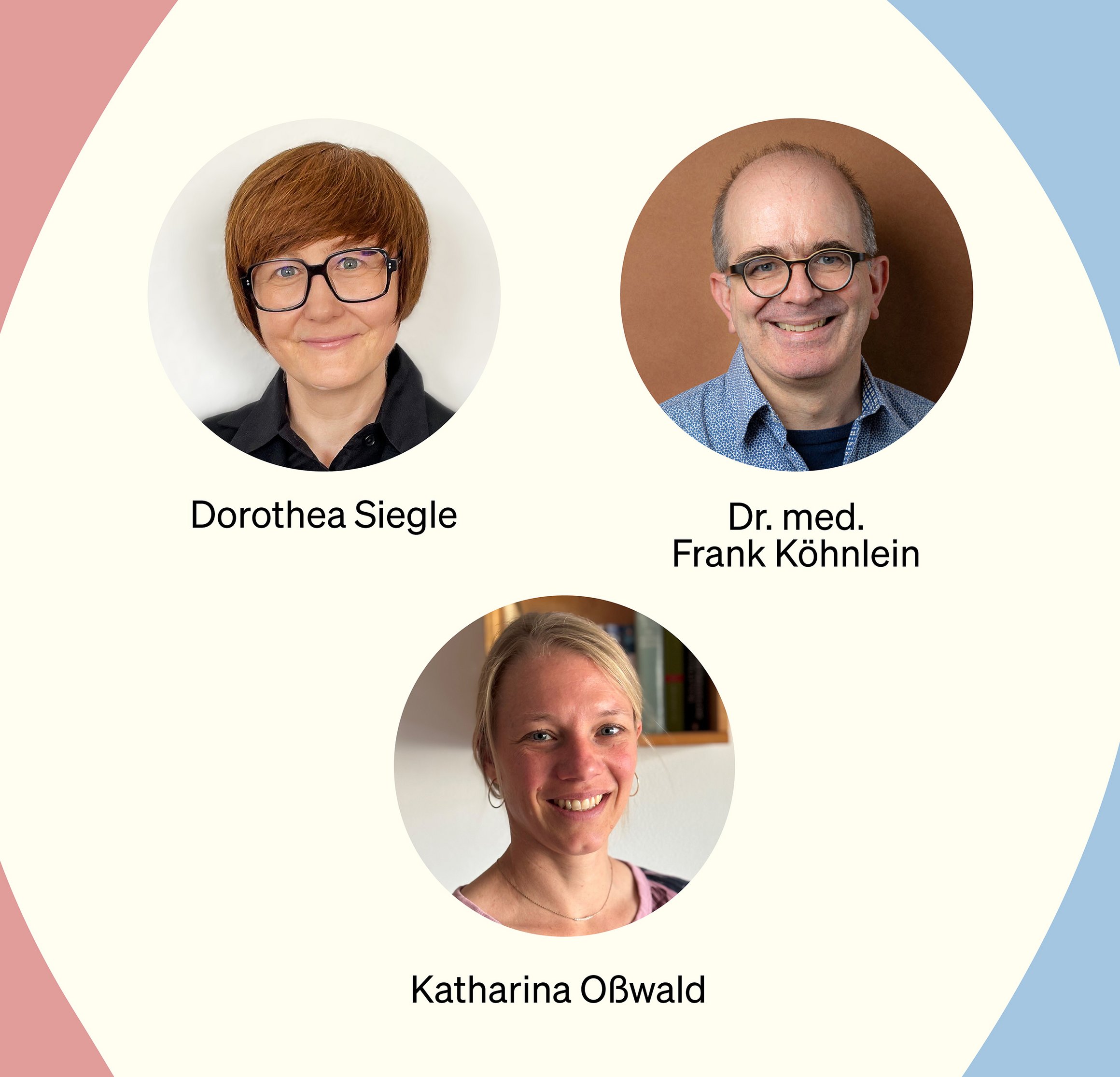 Die Grafik zeigt Psychologie Heute Chefredakteurin Dorothea Siegle, den Facharzt für Kinder- und Jugendpsychiatrie und -psychotherapie Dr. med. Frank Köhnlein und Diplom-Psychologin Katharina Oßwald.