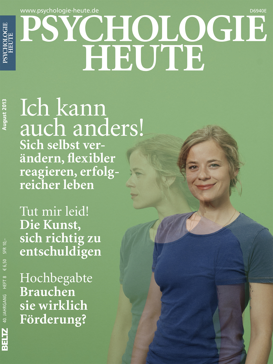 Psychologie Heute 8/2013: Ich kann auch anders!