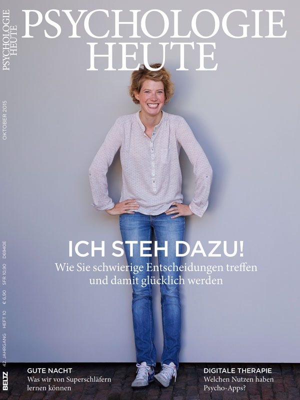 Psychologie Heute 10/2015: Ich steh dazu!