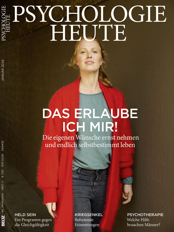 Psychologie Heute 1/2018: Das erlaube ich mir!