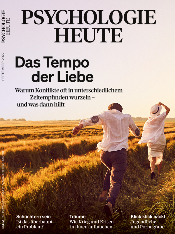 Psychologie Heute 9/2022: Das Tempo der Liebe