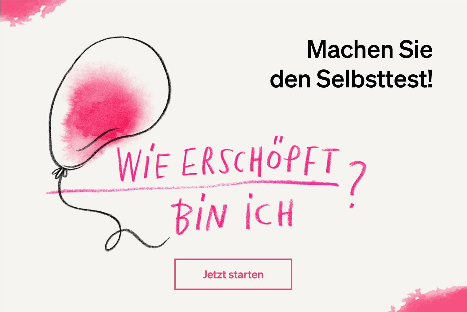 Zum Selbsttest: Wie hoch ist mein Burnout-Risiko?