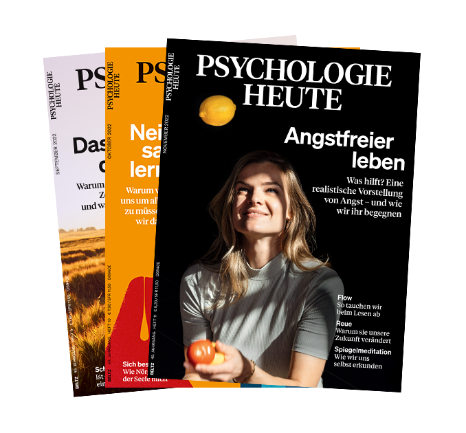 Psychologie Heute - drei Ausgaben